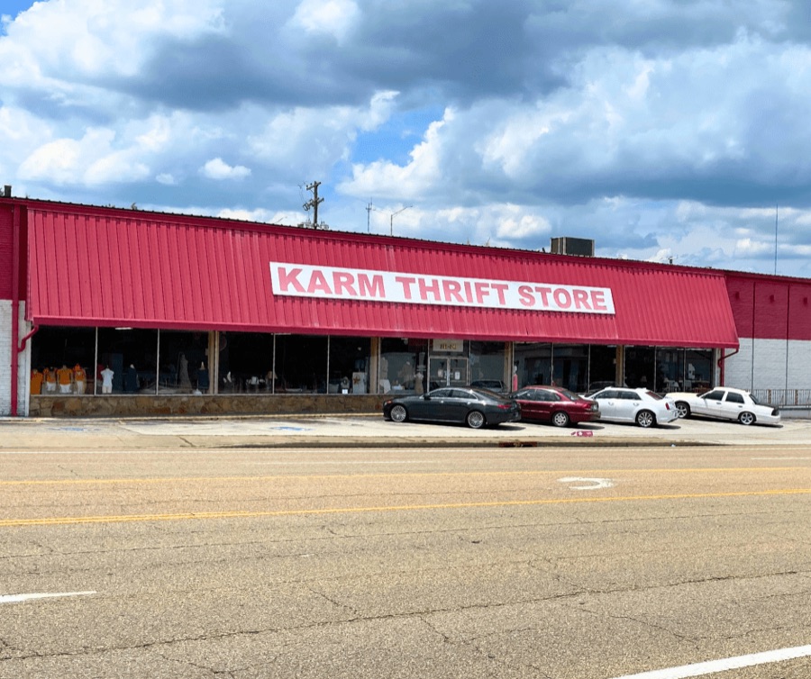 Front entrance of KARM — Downtown in Knoxville