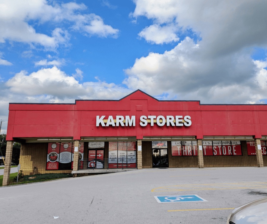 Front entrance of KARM — Halls in Knoxville